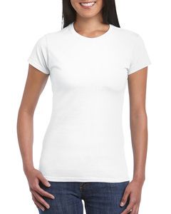 Gildan GN641 - Softstyle™ ringspun T-shirt voor dames White