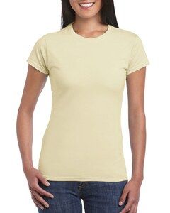 Gildan GN641 - Softstyle™ ringspun T-shirt voor dames Sand