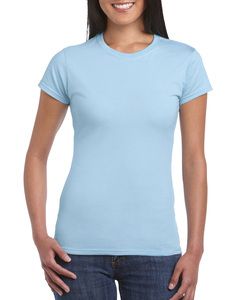 Gildan GN641 - Softstyle™ ringspun T-shirt voor dames Light Blue