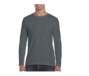 Gildan GN644 - Softstyle Adult Long Sleeve T-Shirt Charcoal