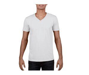 Gildan GN646 - Softstyle™ T-shirt met V-hals White