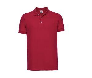RUSSELL JZ566 - Heren Stretch Polo Classic Red