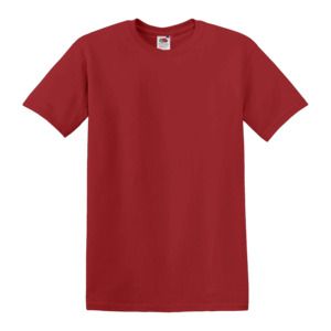 Fruit of the Loom SC230 - Katoenen T-Shirt Red