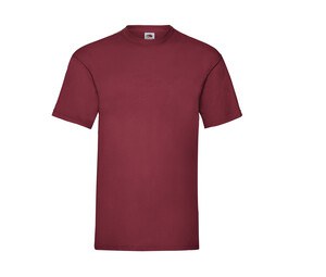 Fruit of the Loom SC230 - Katoenen T-Shirt Brick Red