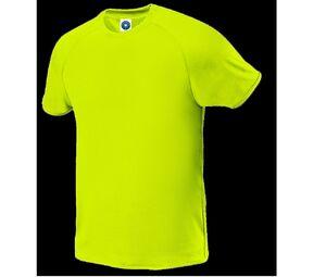 STARWORLD SW300 - Sport T-Shirt Heren Fluorescent Yellow