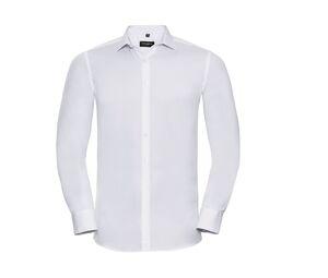 RUSSELL COLLECTION JZ960 - Lycra®Stretch Heren Overhemd White