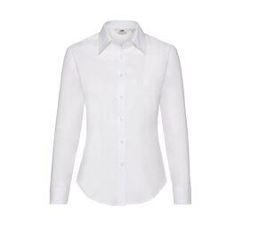 Fruit of the Loom SC401 - Lady Fit Oxford Shirt Long Sleeves (62-002-0) White