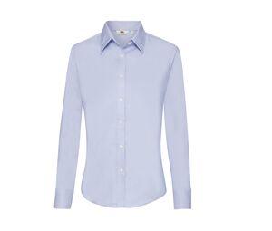 Fruit of the Loom SC401 - Lady Fit Oxford Shirt Long Sleeves (62-002-0) Oxford Blue