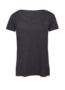 B&C BC056 - TW056 TRI-BLEND VROUWEN Heather Dark Grey