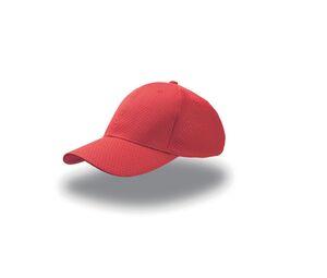 ATLANTIS AT093 - Casquette 6 pans respirante Red