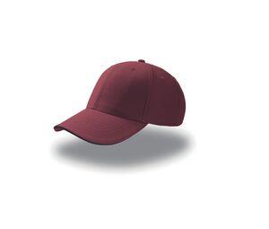 ATLANTIS AT094 - Casquette 6 pans visière sandwich Burgundy/ Navy