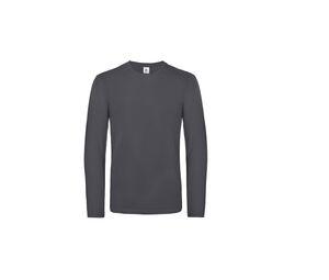 B&C BC07T - Tee-shirt homme manches longues Dark Grey