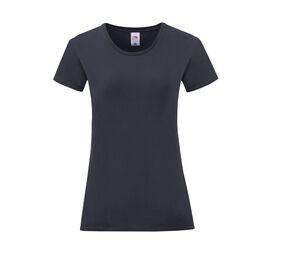 Fruit of the Loom SC151 - Iconic T-Shirt Dames Deep Navy