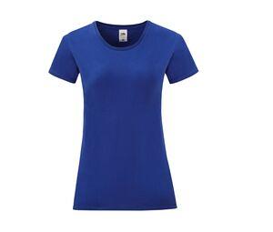 Fruit of the Loom SC151 - Iconic T-Shirt Dames Cobalt Blue