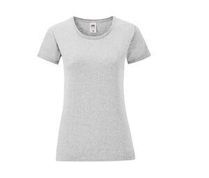 Fruit of the Loom SC151 - Iconic T-Shirt Dames Heather Grey