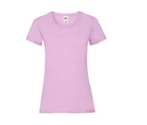 Fruit of the Loom SC600 - Middelzwaar T-shirt met vrouwelijke pasvorm Light Pink