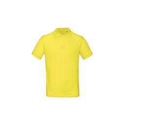 B&C BC400 - Inspire Polo-Shirt Heren Solar Yellow