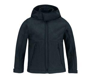 B&C BC651 - Soft-Shell Met Capuchon Kinderen