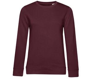 B&C BCW32B - Bio-sweatshirt voor dames met ronde hals