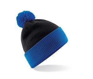 BEECHFIELD BF451 - Bonnet bicolore Snowstar® Black / Bright Royal