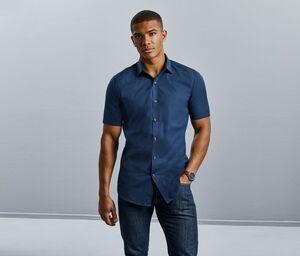 Russell Collection JZ961 - ULTIMATE STRETCH MEN&#39;S SHIRT Bright Sky