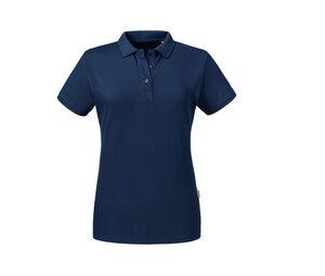 RUSSELL RU508F - Polo organique femme French Navy