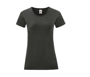 Fruit of the Loom SC151 - Iconic T-Shirt Dames Light Graphite