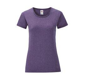 Fruit of the Loom SC151 - Iconic T-Shirt Dames Heather Purple