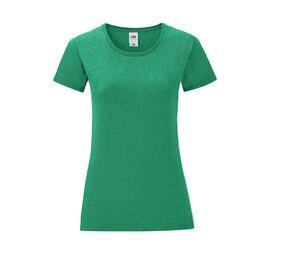 Fruit of the Loom SC151 - Iconic T-Shirt Dames Heather Green