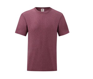 Fruit of the Loom SC230 - Katoenen T-Shirt Heather Burgundy