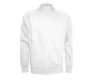 JHK JK296 - Sweater grote rits White