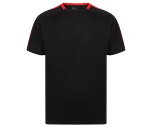 Finden & Hales LV290 - T-shirt Team Black/Red
