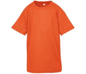 Spiro SP287J - AIRCOOL ademend t-shirt voor kinderen Flo Orange