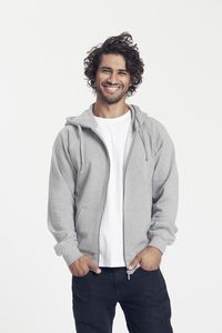 Neutral O63301 - Hoodie rits heren Sport Grey