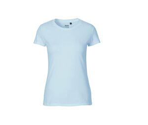 Neutral O81001 - T-shirt getailleerd dames Light Blue