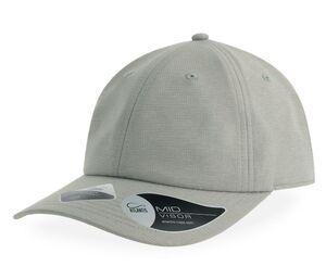 ATLANTIS AT211 - Casquette 6 pans Mid visor Light Grey