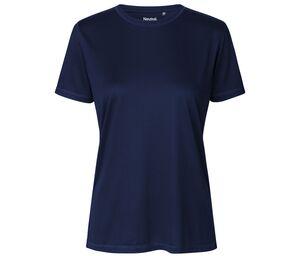 Neutral R81001 - T-shirt van ademend gerecycled polyester voor dames Navy