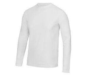 JUST COOL JC002 - T-shirt respirant manches longues Neoteric™ Arctic White