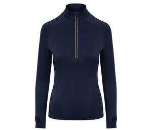 JUST COOL JC035 - T-shirt de sport femme col zippé