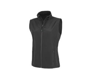 RESULT RS902F - Bodywarmer Softshell femme en polyester recyclé Black