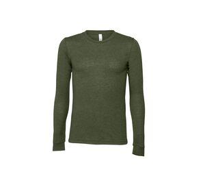 Bella+Canvas BE3501 - Unisex T-shirt met lange mouwen Military Green