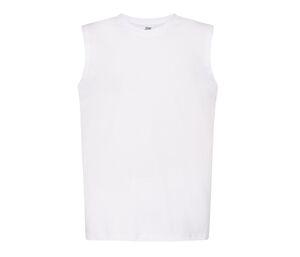 JHK JK406 - Mouwloos T-shirt voor heren White
