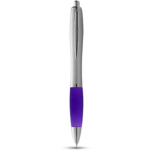 PF Concept 106355 - Nash balpen met zilveren houder en gekleurde grip Purple