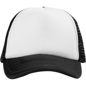 Elevate Essentials 111069 - Trucker 5 panel cap Solid Black