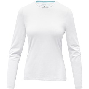 Elevate NXT 38019 - Ponoka biologisch dames t-shirt met lange mouwen White