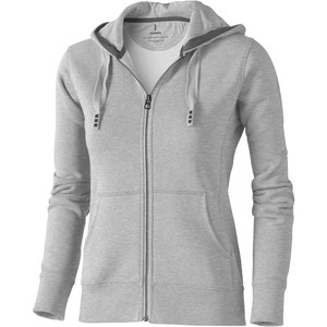 Elevate Life 38212 - Arora dames hoodie met ritssluiting Grey melange