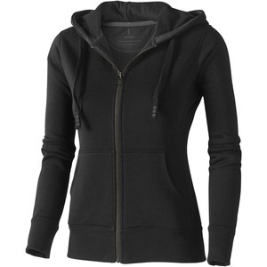 Elevate Life 38212 - Arora dames hoodie met ritssluiting Solid Black