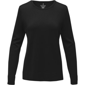 Elevate Life 38228 - Merrit dames pullover met ronde hals Solid Black