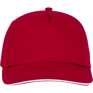 Elevate Essentials 38668 - Styx 5 panel sandwich cap Red