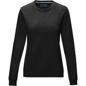 Elevate NXT 37513 - Jasper dames GOTS biologische GRS-gerecyclede crewneck sweater Solid Black